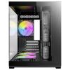 Antec 0-761345-10217-9 mini tower PC skříň černá 3 předinstalované ventilátory, boční okno