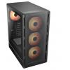 Cougar 382GA50.0003 midi tower PC skříň černá 4 předinstalované ventilátory, boční okno, integrované osvětlení