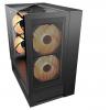 Cougar CGR-2WA3B-RGB midi tower PC skříň černá 2 předinstalované ventilátory, boční okno, integrované osvětlení