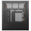Cougar CGR-2WA3B-RGB midi tower PC skříň černá 2 předinstalované ventilátory, boční okno, integrované osvětlení