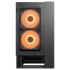Cougar CGR-2WA3B-RGB midi tower PC skříň černá 2 předinstalované ventilátory, boční okno, integrované osvětlení