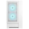 Cougar CGR-2WA3W-RGB midi tower PC skříň bílá 2 předinstalované ventilátory, boční okno, integrované osvětlení