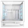 Cougar CGR-2WA3W-RGB midi tower PC skříň bílá 2 předinstalované ventilátory, boční okno, integrované osvětlení