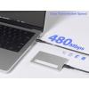 Renkforce USB kabel USB 2.0 USB-C ® zástrčka, USB-C ® zástrčka 1.00 m černá flexibilní provedení, extrémně odolné pletené stínění RF-6872330