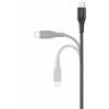 Renkforce USB kabel USB 2.0 USB-A zástrčka, USB-C ® zástrčka 1.00 m černá flexibilní provedení, extrémně odolné pletené stínění, oboustranně zapojitelná