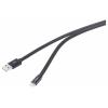 Renkforce USB kabel USB 2.0 USB-A zástrčka, USB-C ® zástrčka 1.50 m černá S magnetickým vinutím RF-6872046