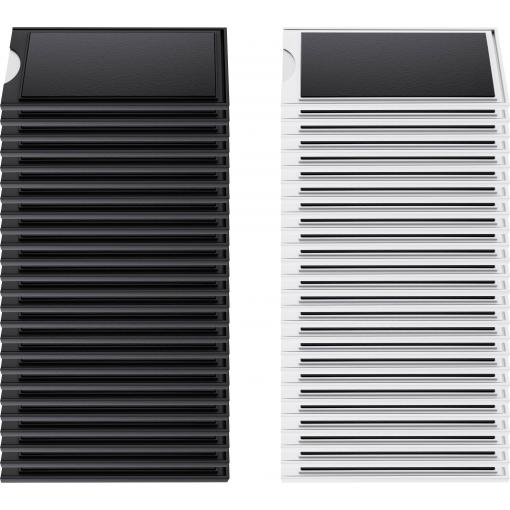 Elevar magnetická taška na štítky SP-13503884 černá, bílá 100 mm x 40 mm 50 ks