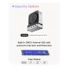 ORICO USB-C® dokovací stanice VS10 Mini Dock Desktop Stand Integrovaný držák, integrovaná čtečka karet, Rozšiřující patice M.2 SSD