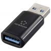 Renkforce USB adaptér [1x USB-A konektor - 1x USB-A zásuvka] USB 3.2 Type A Charging Adapter, PD36W, 10 Gpbs LED displej s nabíjením (napětí/proud/výkon)