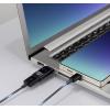 Renkforce USB adaptér [1x USB-A konektor - 1x USB-A zásuvka] USB 3.2 Type A Charging Adapter, PD36W, 10 Gpbs LED displej s nabíjením (napětí/proud/výkon)