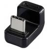 Renkforce USB3® adaptér [1x USB-C® zástrčka - 1x USB-C® zásuvka] USB4® U-Type Charging Adapter, 8K, 140W, 40 Gbps LED displej s nabíjením (napětí/proud/výkon),