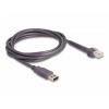 Delock 90599 USB kabel skeneru kabelové šedá USB 2.0