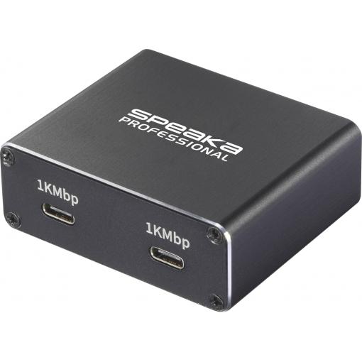 SpeaKa Professional SP-13677768 SP-GNS-240 splitter 2 porty 1 GBit/s USB napájení