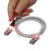 Easylan CS1OYCDCD0020 RJ45 síťové kabely, propojovací kabely CAT 6 S/FTP 2.00 m žlutá dvoužilový stíněný, bez halogenů, samozhášecí 1 ks