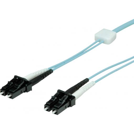 Easylan LSD32200010 optické vlákno optické vlákno kabel 1.00 m tyrkysová 50/125 µ Multimode OM3