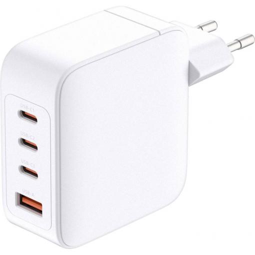 D-Link DCP-101/E USB nabíječka, USB Power Delivery (USB-PD) , GaN, USB-A zásuvka, USB-C® zásuvka (nabíjení), 100 W, Power Delivery 3.0, Quick Charge 4.0, bílá