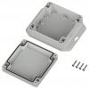 TRU COMPONENTS 6U07111105619 TC-13865272 Průmyslová skříň 136.5 x 106.5 x 45 polykarbonát světle šedá 1 ks