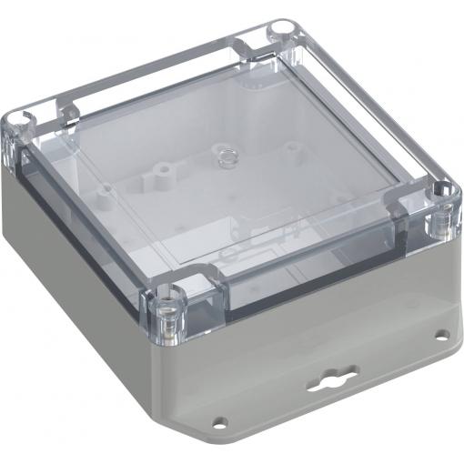 TRU COMPONENTS 6U07111105639 TC-13865276 Průmyslová skříň 136.5 x 106.5 x 45 polykarbonát světle šedá 1 ks