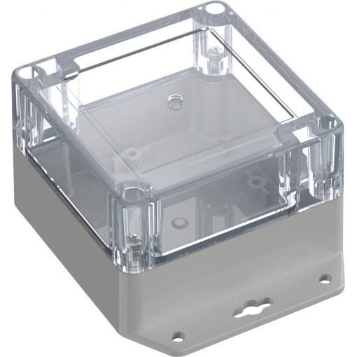 TRU COMPONENTS 6U07090906639 TC-13865260 Průmyslová skříň 121.5 x 91.5 x 60 polykarbonát světle šedá, transparentní 1 ks
