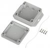 TRU COMPONENTS 6U07111105517 TC-13865264 Průmyslová skříň 136.5 x 106.5 x 45 ABS světle šedá 1 ks