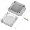 TRU COMPONENTS 6U07111105737 TC-13865268 Průmyslová skříň 136.5 x 106.5 x 45 ABS-PC světle šedá, transparentní 1 ks