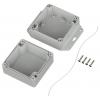 TRU COMPONENTS 6U07090906517 TC-13865248 Průmyslová skříň 121.5 x 91.5 x 60 ABS světle šedá 1 ks
