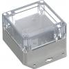TRU COMPONENTS 6U07090906737 TC-13865252 Průmyslová skříň 121.5 x 91.5 x 60 ABS-PC světle šedá, transparentní 1 ks