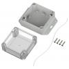 TRU COMPONENTS 6U07090906737 TC-13865252 Průmyslová skříň 121.5 x 91.5 x 60 ABS-PC světle šedá, transparentní 1 ks