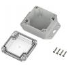 TRU COMPONENTS 6U07080805639 TC-13865228 Průmyslová skříň 106.5 x 76.5 x 45 polykarbonát světle šedá 1 ks