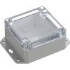 TRU COMPONENTS 6U07090905737 TC-13865236 Průmyslová skříň 121.5 x 90 x 45 ABS-PC světle šedá, transparentní 1 ks