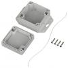 TRU COMPONENTS 6U07080805517 TC-13865216 Průmyslová skříň 106.5 x 76.5 x 45 ABS světle šedá 1 ks