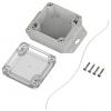 TRU COMPONENTS 6U07080805737 TC-13865220 Průmyslová skříň 106.5 x 76.5 x 45 ABS-PC světle šedá, transparentní 1 ks