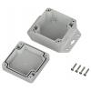 TRU COMPONENTS 6U07080805619 TC-13865224 Průmyslová skříň 106.5 x 76.5 x 45 polykarbonát světle šedá 1 ks