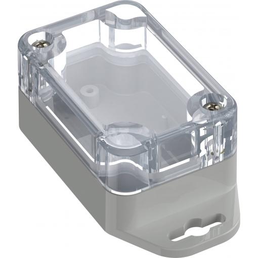TRU COMPONENTS 6U07060403737 TC-13865204 Průmyslová skříň 87.8 x 40 x 30 ABS-PC světle šedá, transparentní 1 ks