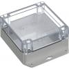 TRU COMPONENTS 6U07121206639 TC-13865324 Průmyslová skříň 151.4 x 121.4 x 60 polykarbonát světle šedá, transparentní 1 ks