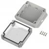 TRU COMPONENTS 6U07121206639 TC-13865324 Průmyslová skříň 151.4 x 121.4 x 60 polykarbonát světle šedá, transparentní 1 ks