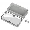 TRU COMPONENTS 6U07241208139 TC-13865348 Průmyslová skříň 240.2 x 120.1 x 75.1 polykarbonát světle šedá, transparentní 1 ks