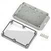 TRU COMPONENTS 6U07211406639 TC-13865340 Průmyslová skříň 243.5 x 141.5 x 60.1 polykarbonát světle šedá, transparentní 1 ks