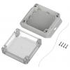 TRU COMPONENTS 6U07121206737 TC-13865316 Průmyslová skříň 151.4 x 121.4 x 60 ABS-PC světle šedá, transparentní 1 ks