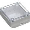 TRU COMPONENTS 6U07121205737 TC-13865300 Průmyslová skříň 151.4 x 121.4 x 45 ABS-PC transparentní, světle šedá 1 ks