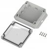 TRU COMPONENTS 6U07121205639 TC-13865308 Průmyslová skříň 151.4 x 121.4 x 45 polykarbonát světle šedá, transparentní 1 ks
