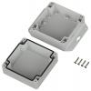 TRU COMPONENTS 6U07111106619 TC-13865288 Průmyslová skříň 136.5 x 106.5 x 60.1 polykarbonát světle šedá 1 ks
