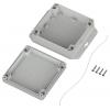 TRU COMPONENTS 6U07121205517 TC-13865296 Průmyslová skříň 151.4 x 121.4 x 45 ABS světle šedá 1 ks