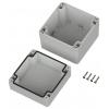 TRU COMPONENTS 6U07111109119 TC-13865104 Průmyslová skříň 105 x 105 x 89.7 polykarbonát světle šedá 1 ks