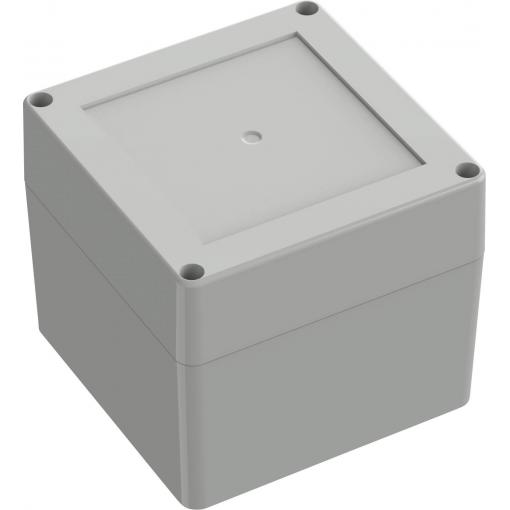 TRU COMPONENTS 6U07111109119 TC-13865104 Průmyslová skříň 105 x 105 x 89.7 polykarbonát světle šedá 1 ks