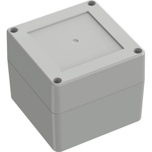 TRU COMPONENTS 6U07090908119 TC-13865088 Průmyslová skříň 90 x 90 x 75 polykarbonát světle šedá 1 ks
