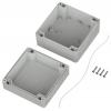 TRU COMPONENTS 6U07121208017 TC-13865112 Průmyslová skříň 119.9 x 119.9 x 75 ABS světle šedá 1 ks