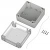 TRU COMPONENTS 6U07121208437 TC-13865116 Průmyslová skříň 119.9 x 119.9 x 75 ABS, polykarbonát světle šedá, transparentní 1 ks