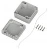 TRU COMPONENTS 6U07080804017 TC-13865048 Průmyslová skříň 75 x 75 x 45 ABS světle šedá 1 ks