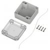 TRU COMPONENTS 6U07080804437 TC-13865052 Průmyslová skříň 75 x 75 x 45 ABS, polykarbonát světle šedá 1 ks